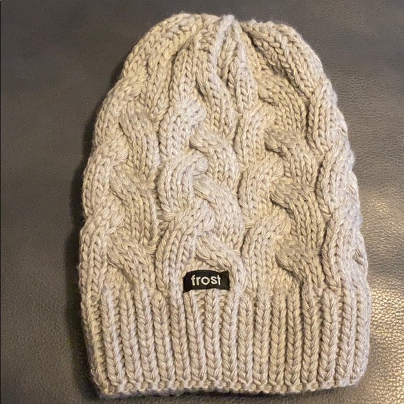 “FROST”  SLOUCHY BEANIE “Gray” “NWOT” Never Worn - Picture 1 of 3